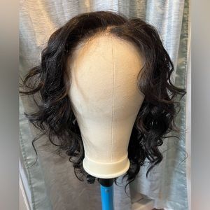 Outre Fabienne Lacr Front 13x6 curly wig in 1B